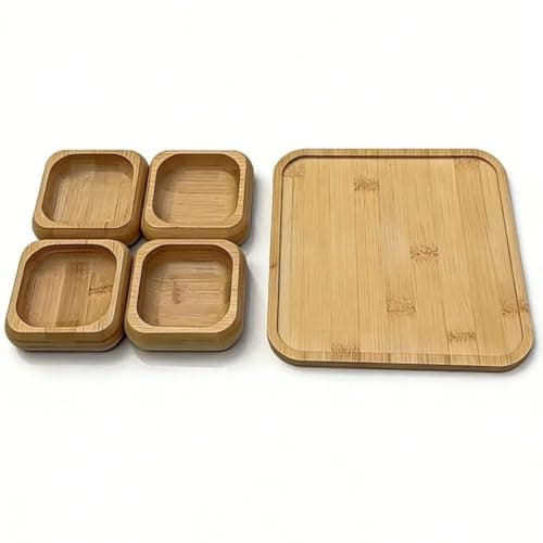 Wooden Serving Set - Practical Serving Utensils for Nuts, Snacks and Hospitality Tray