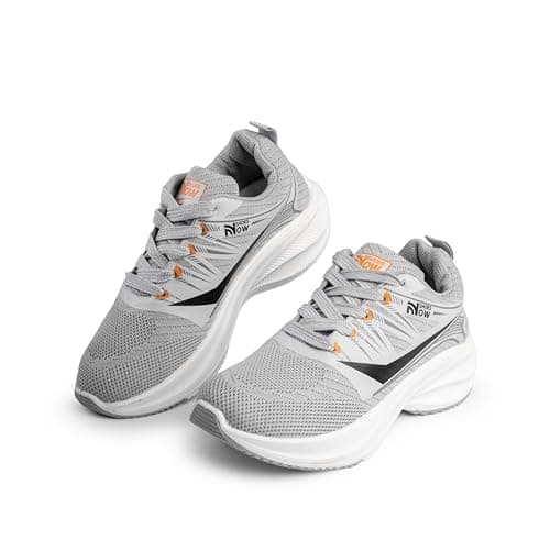 Now Shoes Women’s Fashion Running Sneakers – Lightweight Breathable Mesh Walking Shoes – Comfortable Platform Athletic Casual Trainers NC1F