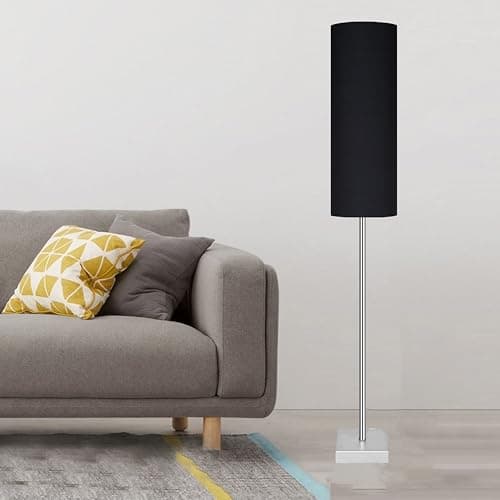 ElRawda Lighting El Rawda RL-FL-M-017 Floor Lamp Metal Base Modern And Elegant High Quality For Living Room Or Bedroom - Black