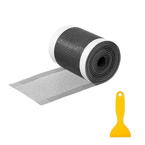 Doafoce Drain Strainer Showers Hair Catcher 70 mm x 5 m Bathroom Floor Drain Sticker Shower Drain Hair Catcher Drain Strainer Sticker with Plastic Spatula for Kitchen Bathroom Bathtub Balcony
