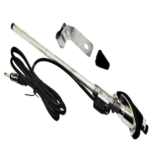 Car Antenna Antenna Radio Faster Compatible with Most Cars Mount in Fender or Trunk Metal Base Long Wire - KaberTrade