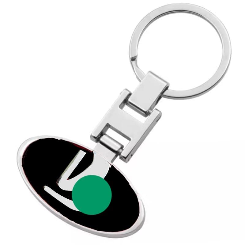 KaberTrade KaberTrade KaberTrade Kaber Trade - Nickel Plated - Double-Sided Logo - Car Key Chain - Car - Motorcycle - Family Keys - Compatible with LADA - 7017 Keychain