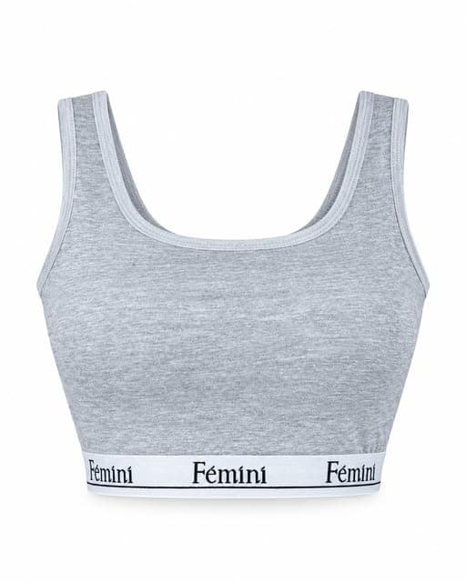 Femini Women’s 95% Cotton Padded Sports Bra FC-BR1