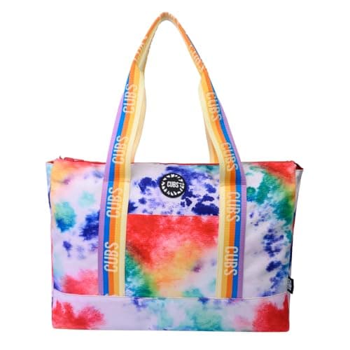 Cubs Tote double face Smudged Paint & Peach Tote bag