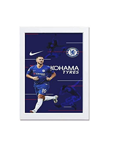 Chelsea - WHITE - Wooden Frame with Glass - Printed Poster Tableau wall art BZL-186-24322-WT