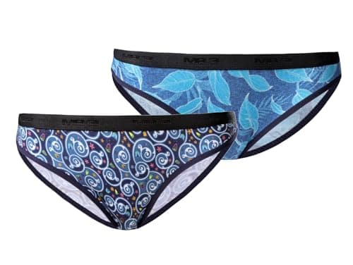 MB3 Womens Set Of 2 Pieces Jacquard Elastic Bikini Underwear Set Of 2 Pieces Jacquard Elastic Bikini Underwear (pack of 1) Underpants