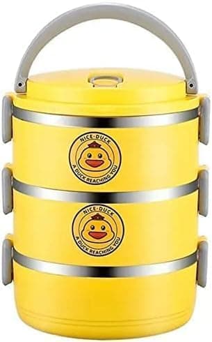 4 Tier Food Container Practical Daily Meal Organizer for Work and Trips with Secure Airtight Lid Multi Layer Lunch Box for Meal Prep Storage