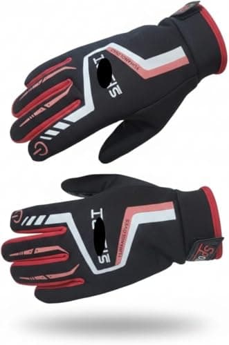 Anti Slip Cycling Gloves for Men Women Windproof Cycling Gloves for Cycling Hiking Climbing Outdoor Activities (One Size) - Suitable for Touch Screen - AGA