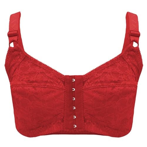 Lasso womens Front open Bra with lace Bra (pack of 1)