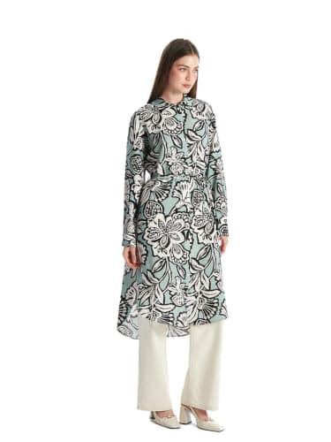 LC WAIKIKI Woman Patterned Oversize Women's Shirt Tunic