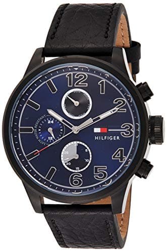 Tommy Hilfiger Dress Watch For Men Analog Leather - 1791241