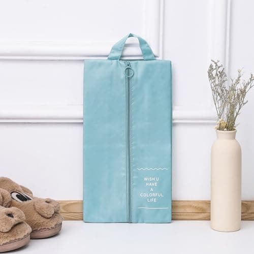 Travel Shoe Storage Bag Portable Shoe Organizer with Zipper Multi-use Underwear and Shoe Protector for Luggage 36x22cm Pouch for Trips and Daily Use