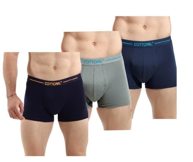 Cottonil set of 3 Pro Boxer 025403 - Multi color - M Underpants