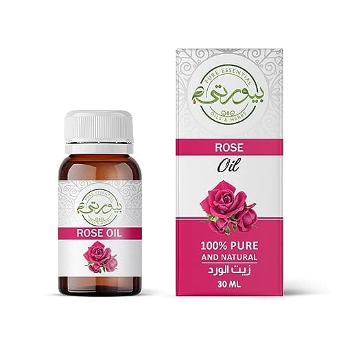 Purity - Rose Oil Unrefined, Carrier for Essential Oils Rose Oil Relieves Moisturizes Skin, Anti Aging Wrinkles, Reduce Hyper Pigmentation. Apply for Aromatherapy, Relaxation, Skin Therapy 30 ML