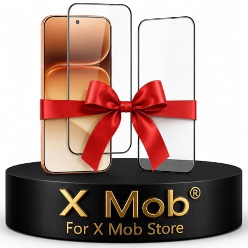X Mob Full Screen Protector (9H Hardness) Tempered Glass - Scratch Resistant for Honor 600 & Honor 600 Pro (1 Piece + Gift Piece) (Honor 600 Pro)