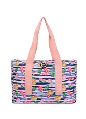 Cubs Beachy Summer VibesTote Double Tote bag