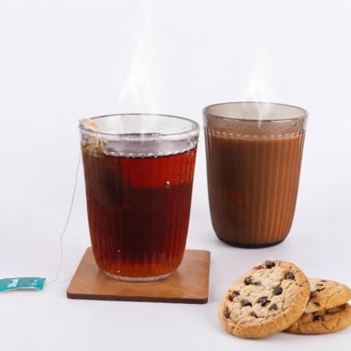 Plastic Bathroom Accessories Set 2 Pieces, 35x15x14 cm | Tissue Box Included, Waste Basket Included, BPA Free, Strong Acrylic, 2-Piece Set