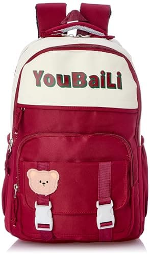 OX Unisex Backpack for Kids - Burgandy