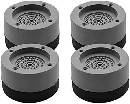 Washing Machine Lift Base 4 Pack Adjustable Height Shock Absorber Vibration Prevent Washing Machine Water and Moisture Easy to Use