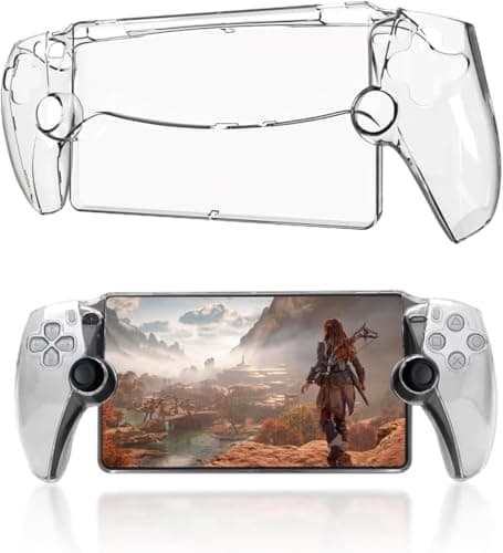 ECO Case compatible with PlayStation Portal Remote Player - compatible with Play-Station 5 PC Portal Protective Cover Compatible with PS5 Portal Anti-scratch Anti-squeeze (Pc Material) (Clear) Portable electronic device cover