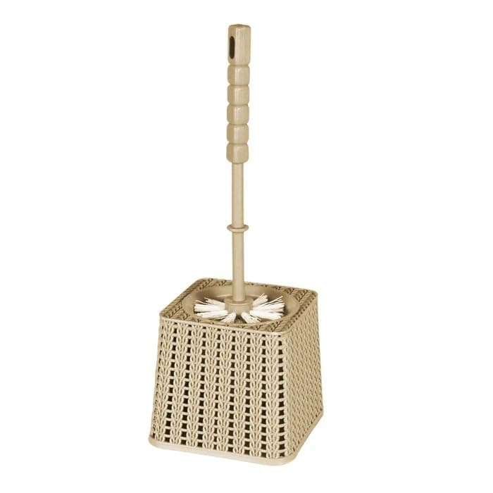 Palm Line Beige Base Toilet Mat El Helal And silver Star