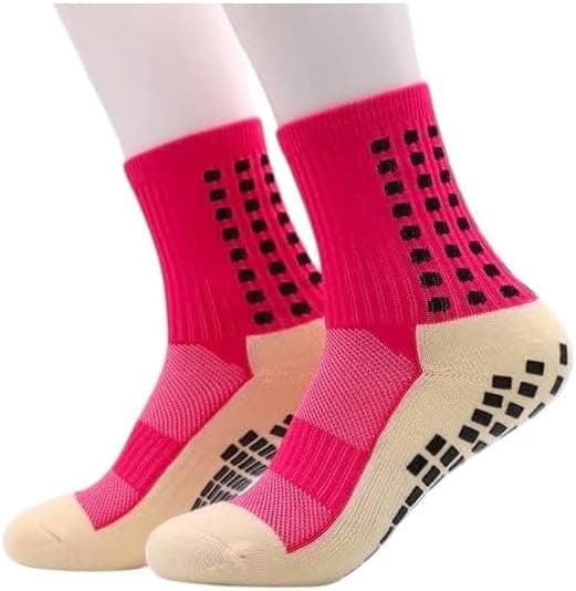 Unisex Non Slip Sports Socks - High Grip Compression Socks with Silicone Padding, Ideal for Football, Running, Yoga, Basketball - Multiple Colors Available