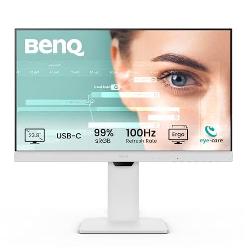 BenQ GW2486TC 24" FHD 1080p IPS Home, Office, Gaming Monitor, USB-C 65W Power Delivery, 100Hz, Eye-Care, Ergo Design, USB Hub, Daisy-Chain, 99% sRGB, HDMI, Display Port, TUV Certified, 3 Year Warranty