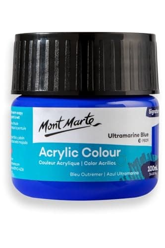 Monte Marte MSCH1019 Acrylic Colour Paint 100 ml, Ultramarine Blue