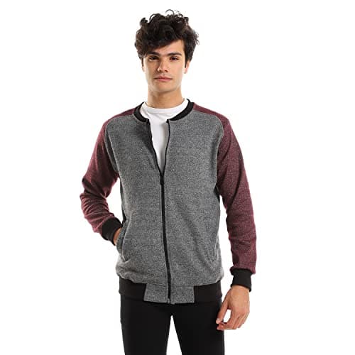 CAESAR Mens Mens Sweatshirt With Zipper Sweatshirt