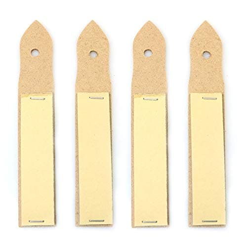 RLECS 4-Pack Sketch Sandpaper Pencil Pointer Sand Paper Sharpener Drawing Tools Sanders for Sharpening Pastel Sticks, 12 Sheets/Board Writing instrument
