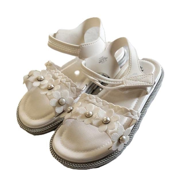 Pearl White Sandals-32