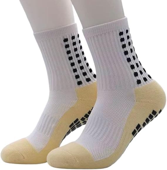 Unisex Non Slip Sports Socks - High Grip Compression Socks with Silicone Padding, Ideal for Football, Running, Yoga, Basketball - Multiple Colors Available