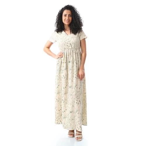 Andora womens V-Neck Candy 37S24W30357 Dress