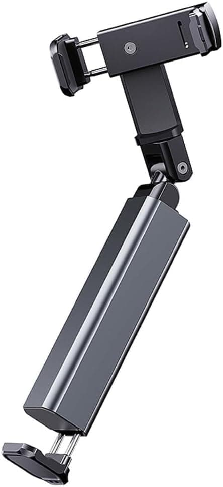 Foldable Smart Car Phone Holder with 360 Degree Rotation and Extendable Long Arm Universal Dashboard Windshield Mount for Smartphones Black Item stand