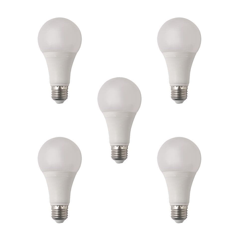 El Rawda LED Light Bulb Set – 5 Pieces, 15W E27 Base, Cool White, Energy Efficient Lighting