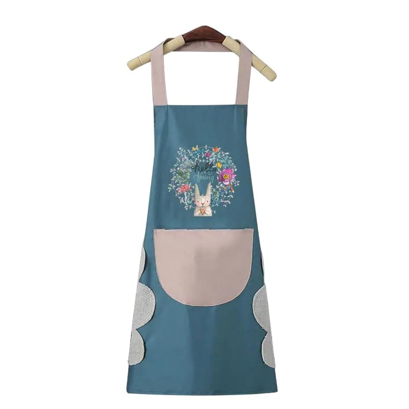 Next store Fashion Kitchen Apron Waterproof Oil Proof Stylish Stylish Design Easy Hand Wipe Practical for Cooking Home Cleaning Daily Use (Shape 2)