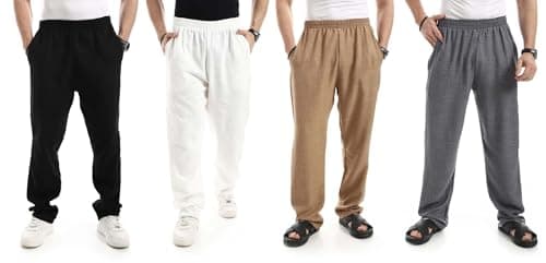 Red Circle Mens Bundle of 4 Relaxed Fit Everyday Pants Bundle of 4 Relaxed Fit Everyday Pants