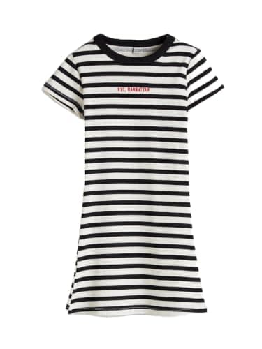LC WAIKIKI Girl Crew Neck Striped Girls' Dress