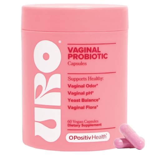 O Positiv URO Probiotic 60 Capsules for Feminine Hygiene Gluten Free Vegan PH Balanced Nutritional supplement