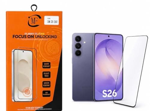 Tempered Glass Screen Protector For Samsung S26 Plus, Clear