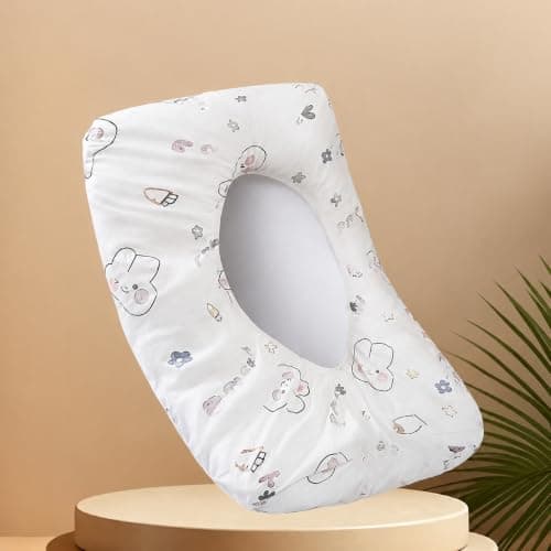 10 Piece Cotton Pillowcase Set Washable Travel Bedding Covers Multipack