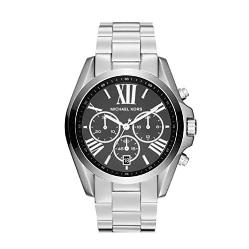 Michael Kors Men's Black Dial Stainless Steel Band Watch - MK5705