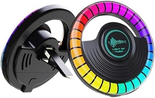 Car Sound Activated Rhythm Light, Air Fragrance Vent Clip, 24 RGB LED Car Sound Pickup Light with Fragrance Diffuser (Phone Control, F10) - SA CAR