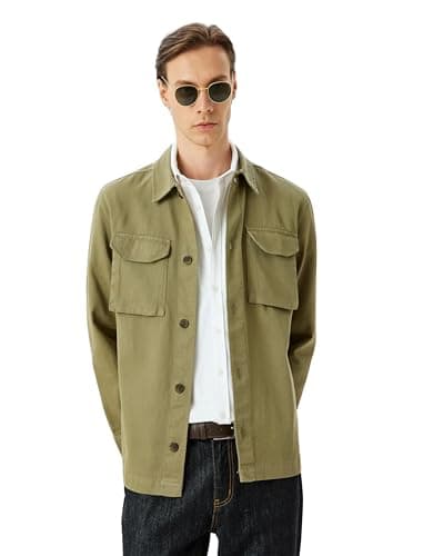 KOTON Mens Long Sleeve Shirt Modern