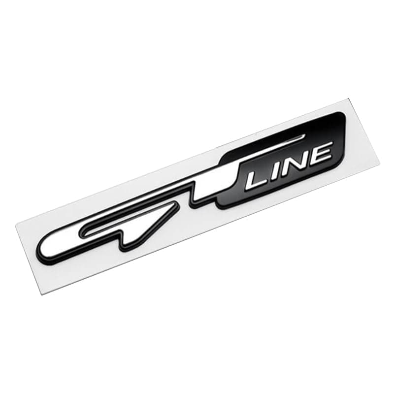 KaberTrade 3D Metal Emblem, Mainly Used as Car and Motorcycle Decorative Sticker, Designed to Add Aesthetic (GT Line Sticker, Size 11 * 1.8cm, Code:9935) by KaberTrade