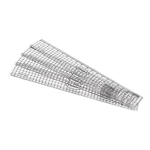 Prima set of 4 rulers 20 cm - clear
