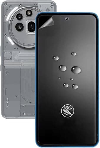 3 x Screen Protectors for Nothing Phone 3a/3a Pro 6.77 Inch, Matte, Anti-Glare Screen Protector, Anti-scratch, Protection Against Dirt, Clear & Matte, Easy Installation