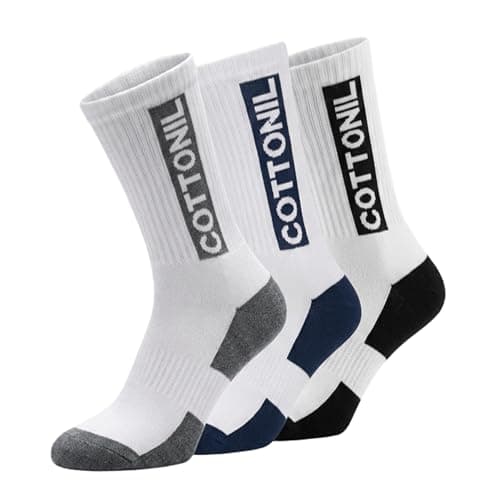 Cottonil Pack of 6 Half Towel Cotton Socket Socks for Men