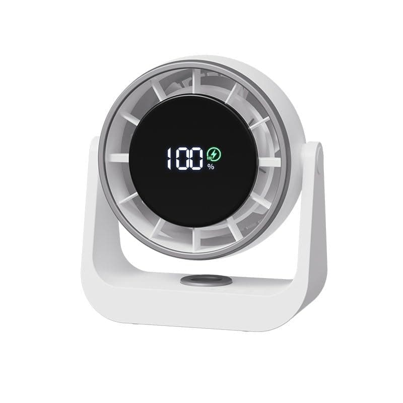 Portable Desk Fan,Small Table Fan,Rechargeable Desktop Fan,100 Speeds & 120°Adjustment, 4000mAh Battery, Strong Wind Quiet Air Circulator Fan for Home,Office,Bedroom,Outdoor Electric fan