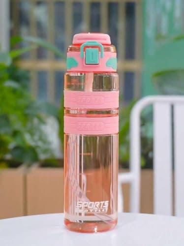 Generic Water bottle – 830ml, With straw, 100% leak-proof, secure lid, Lightweight and healthy (BPA-free), Available in various colors, .bak